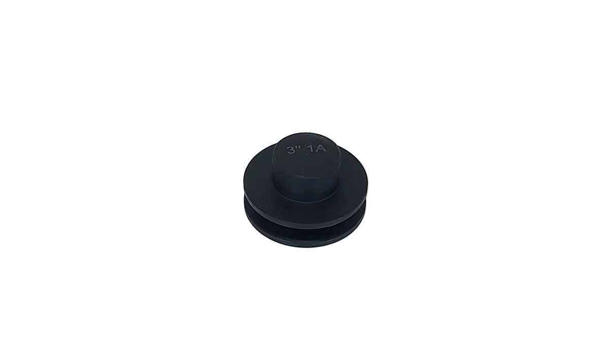 3in x 1A Cast Iron V Pulley Solid Blank