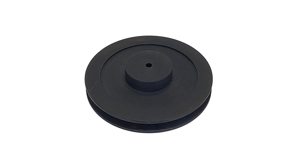 6.1/2in x 1A Cast Iron V Pulley Solid Pilot Bore