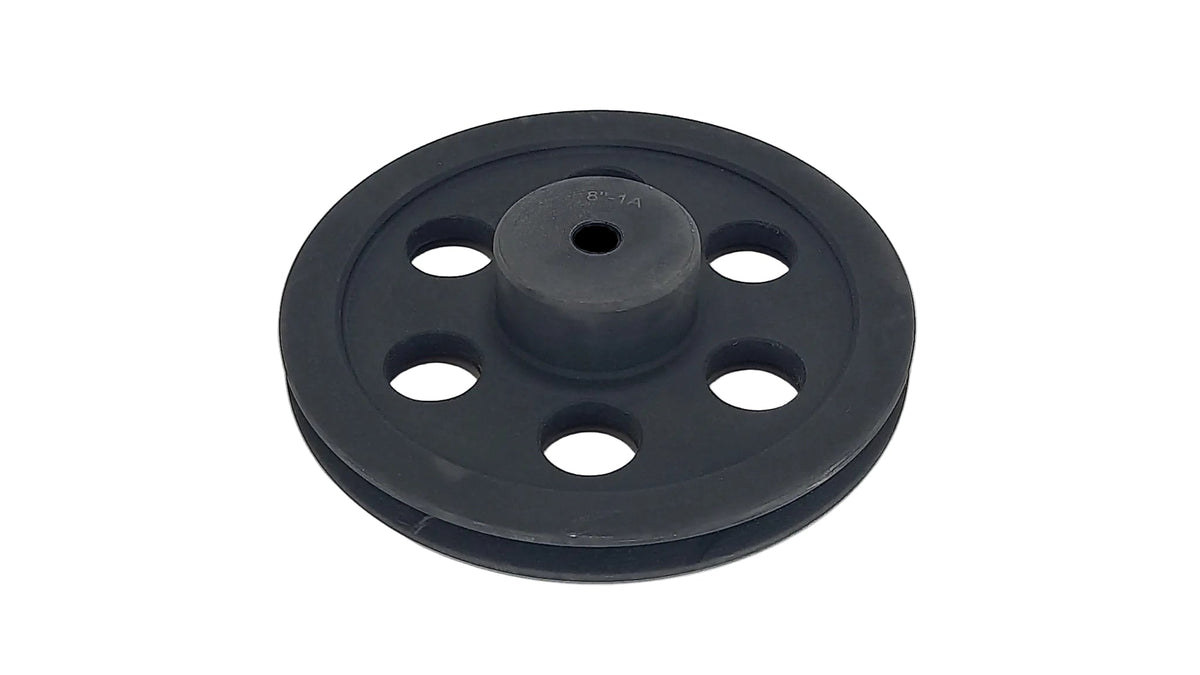 8in x 1A Cast Iron V Pulley Solid Lightened Pilot Bore