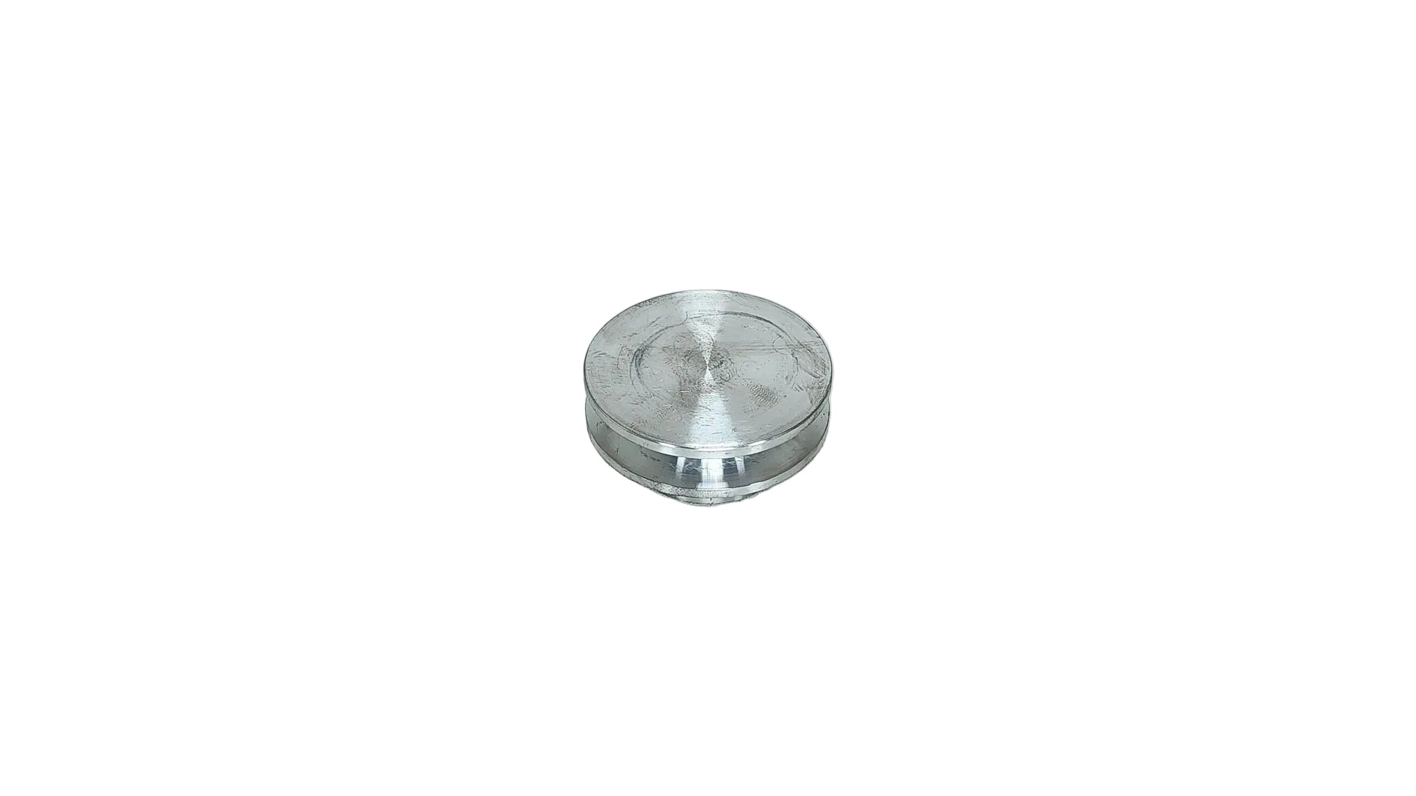 3in x 1A Aluminium V Pulley Solid Blank Bore
