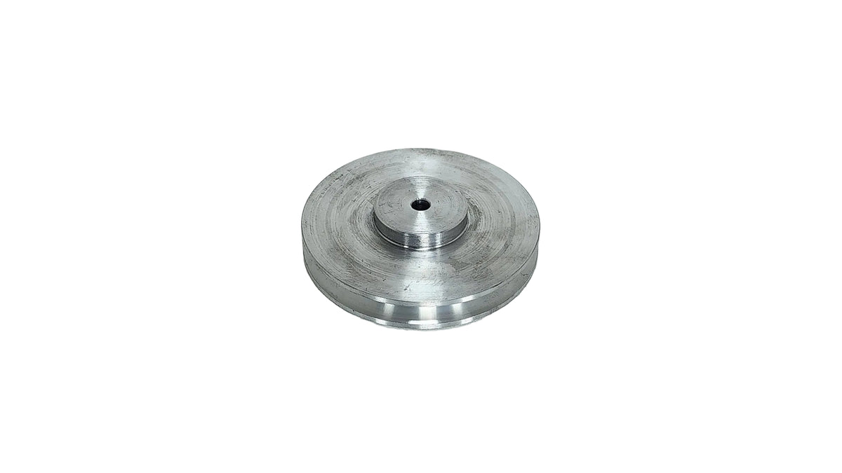 5in x 1A Aluminium V Pulley Solid Pilot Bore