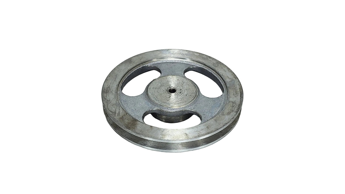 7in x 1A Aluminium V Pulley Spoked Pilot Bore