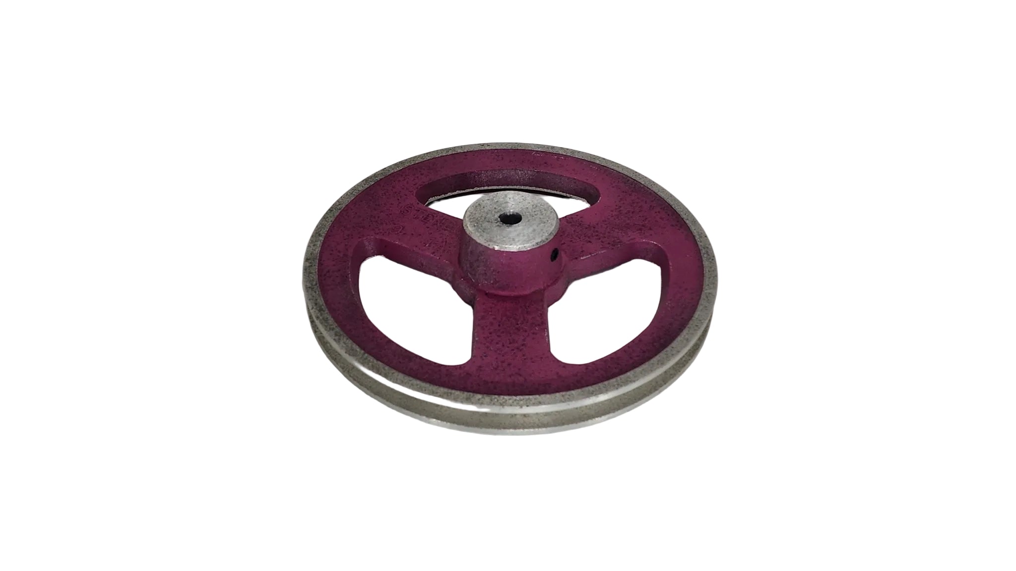 9in x 1A Aluminium V Pulley Spoked Pilot Bore (High Boss)