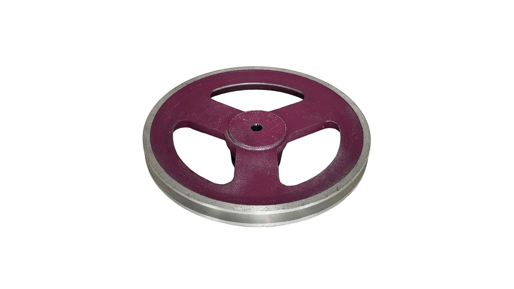 9in x 1A Aluminium V Pulley Spoked Pilot Bore (High Boss)