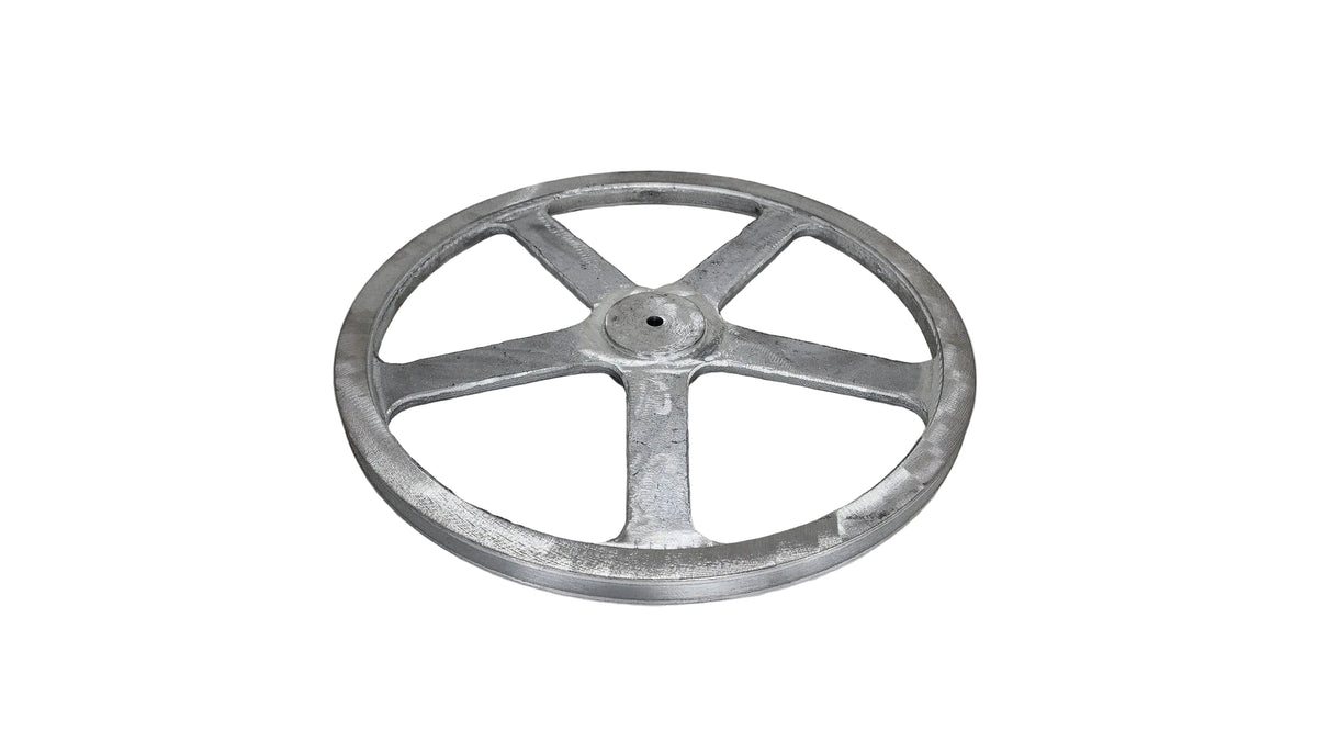 16in x 1A Aluminium V Pulley Spoked Pilot Bore