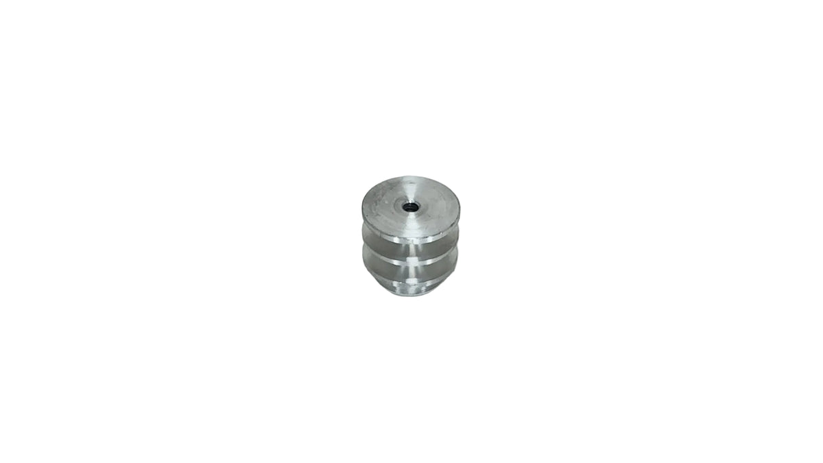2in x 2A Aluminium V Pulley Solid Pilot Bore