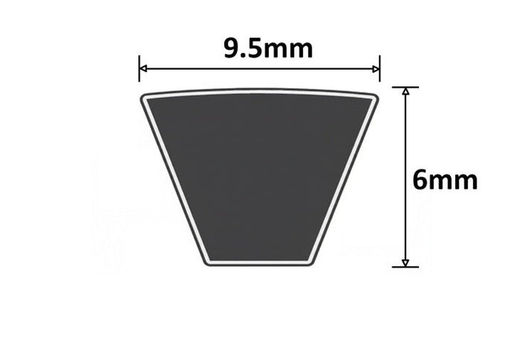 6744 Powerated V Belt (M42.5)