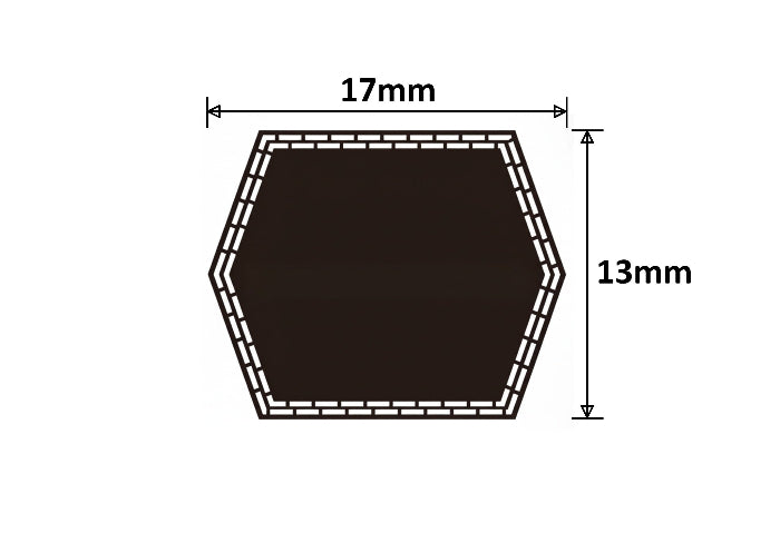 BB55 Double Sided Hex Belts