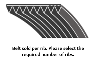 267PJ / 105J Poly V Belt
