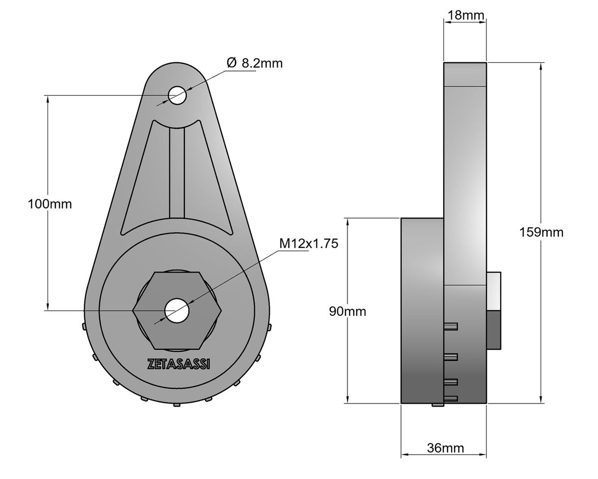 TC2 Rotating Spring-Action Tensioner