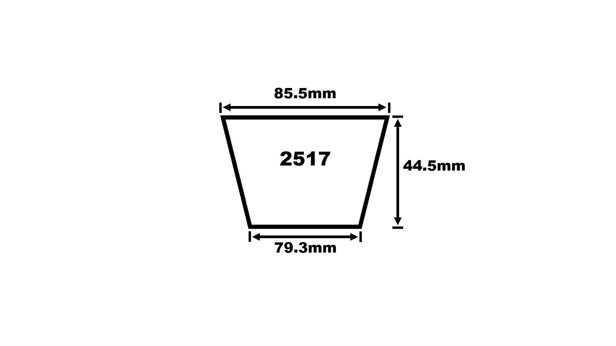 2517 Taperlock Bush 1.3/8in