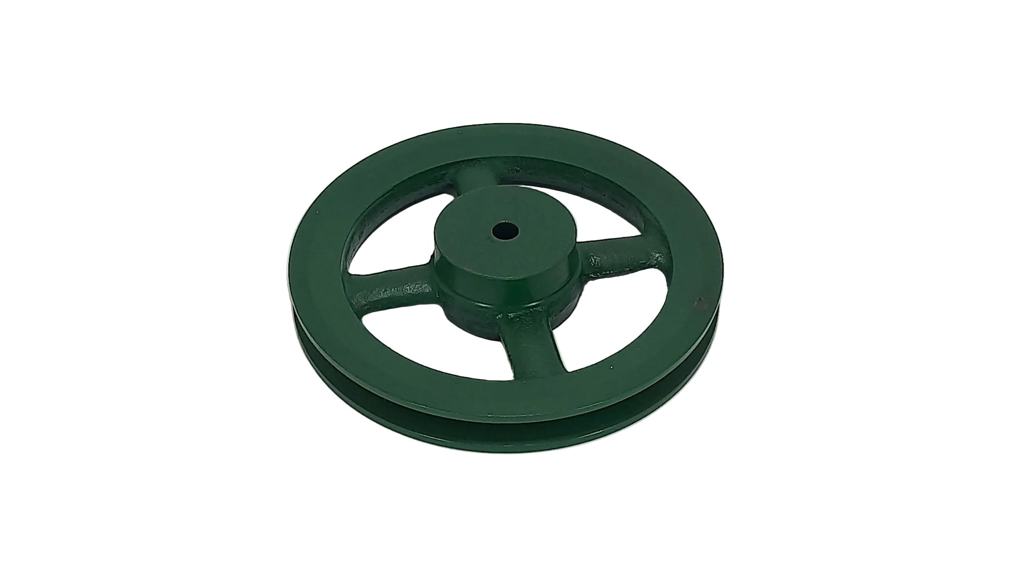 6.1/2in x 1A Cast Iron V Pulley Spoked Pilot Bore