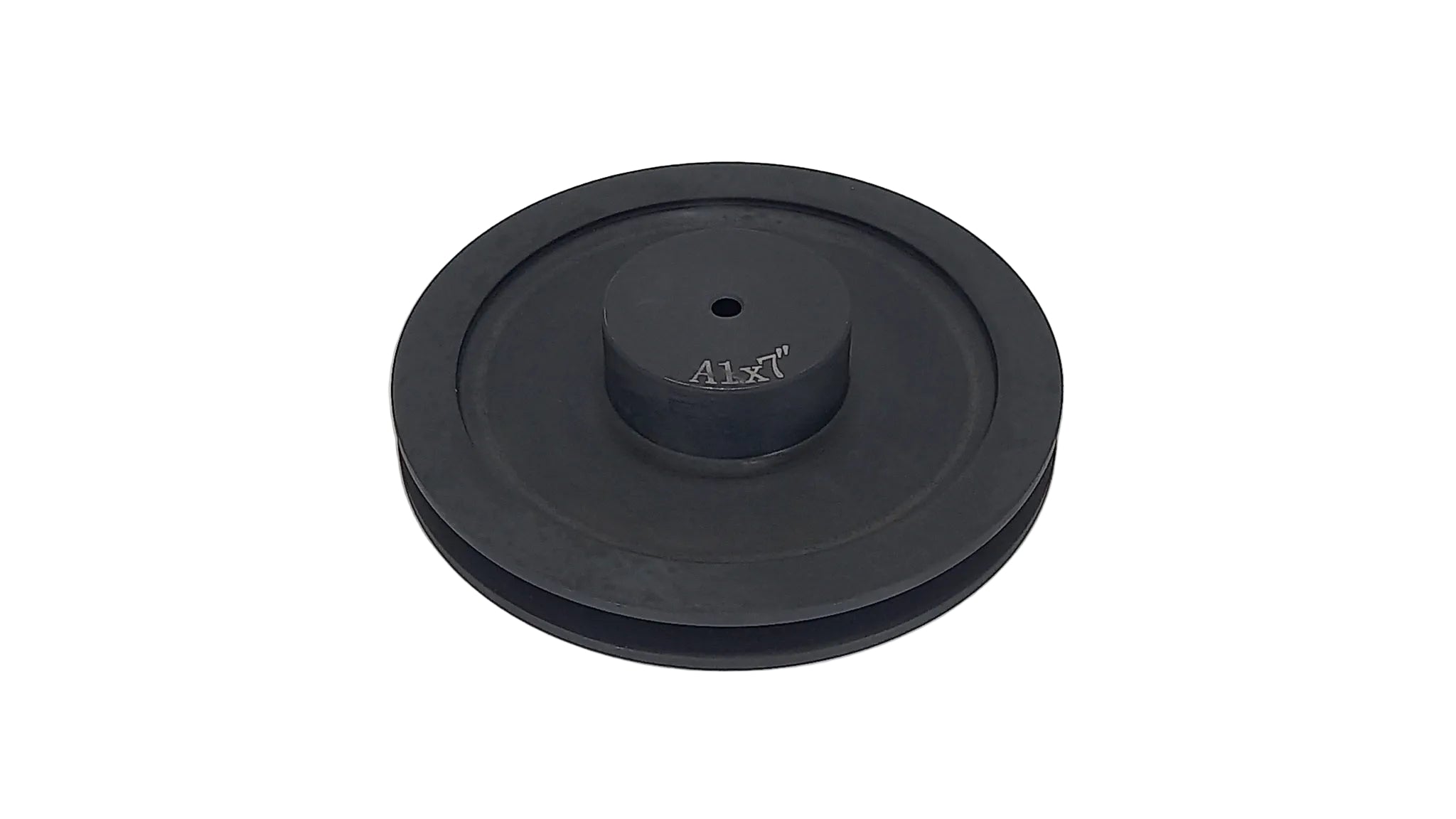 7in x 1A Cast Iron V Pulley Solid Pilot Bore