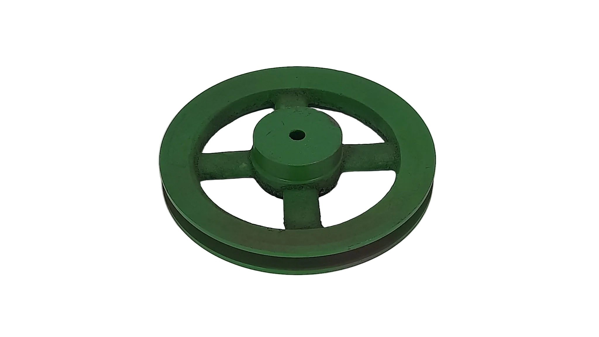 7in x 1A Cast Iron V Pulley Spoked Pilot Bore