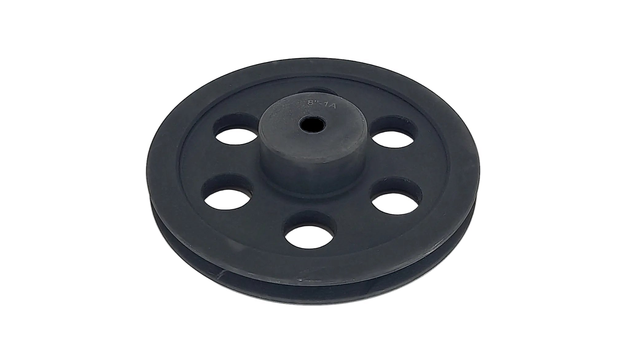 8in x 1A Cast Iron V Pulley Solid Lightened Pilot Bore