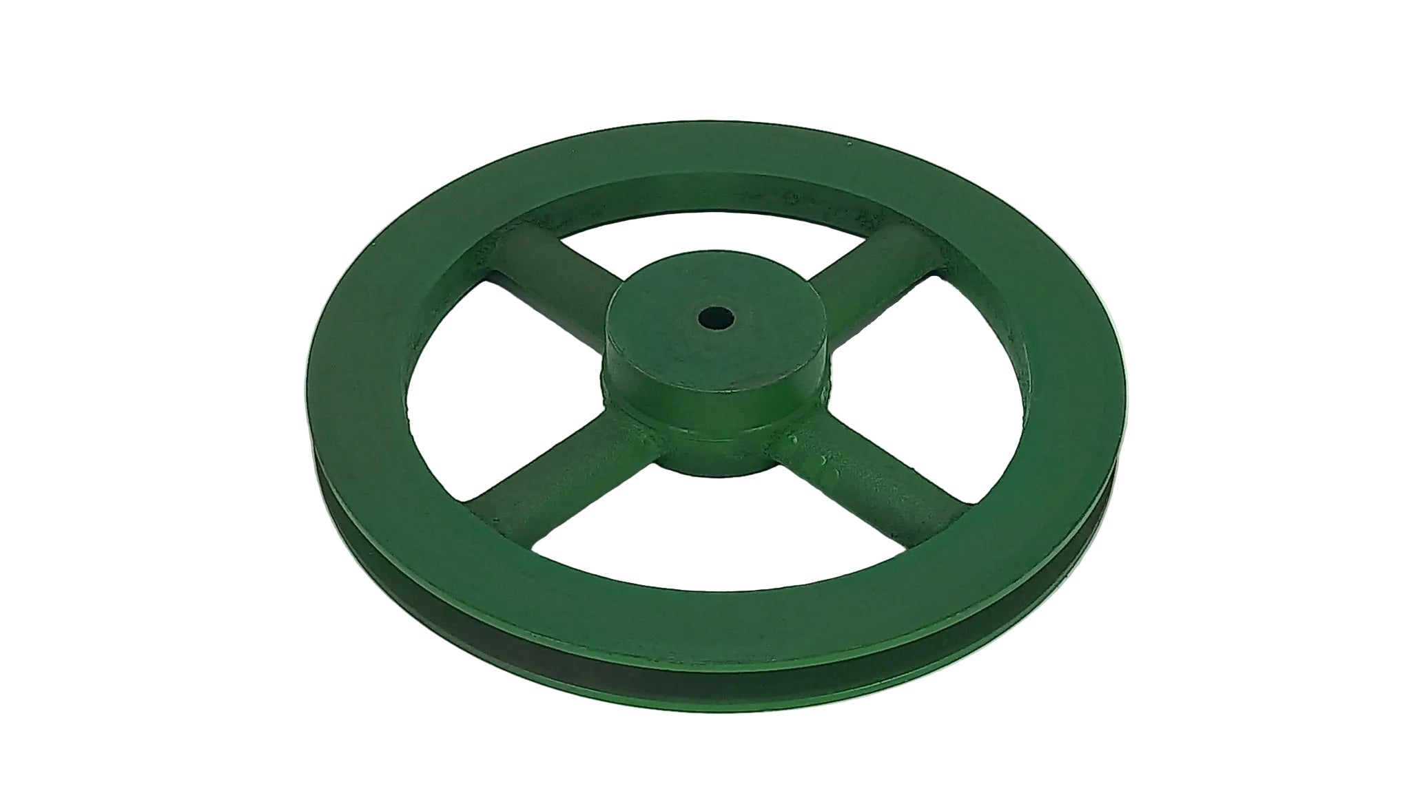 9in x 1A Cast Iron V Pulley Spoked Pilot Bore