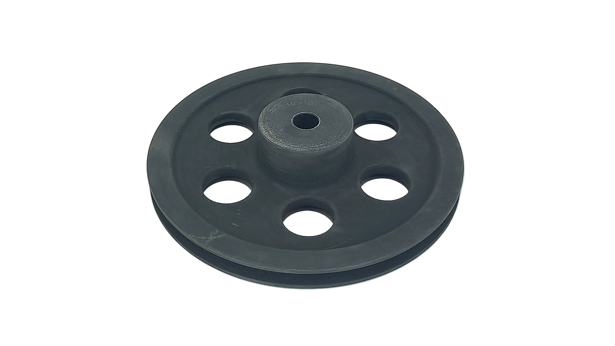 10in x 1A Cast Iron V Pulley Solid Lightened Pilot Bore