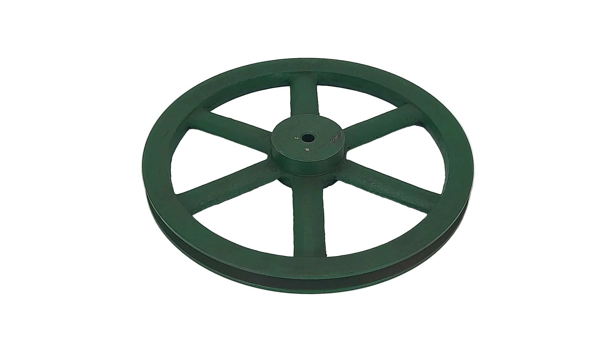 10.1/2in x 1A Cast Iron V Pulley Spoked Pilot Bore