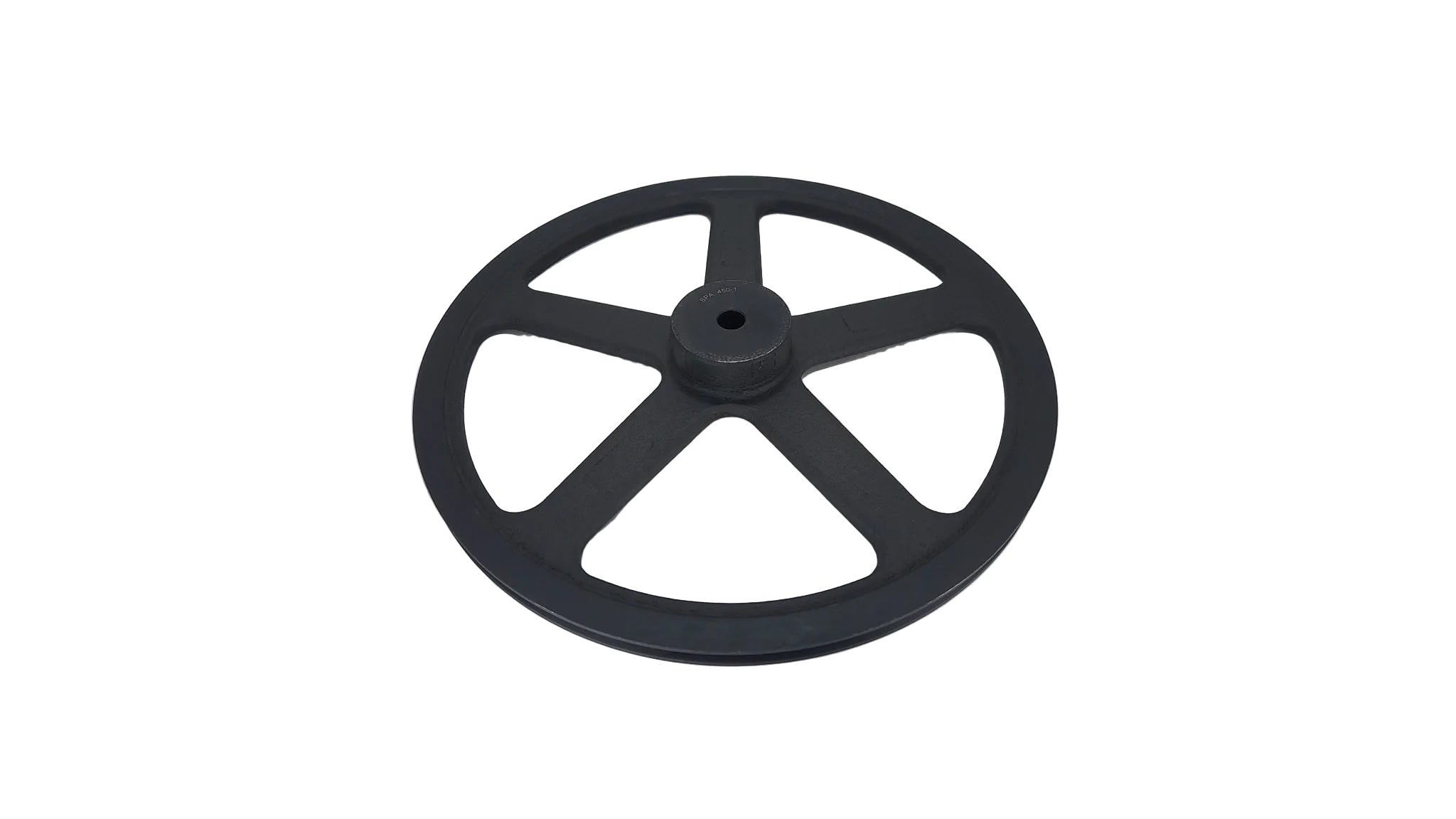 18in x 1A Cast Iron V Pulley  Spoked Pilot Bore
