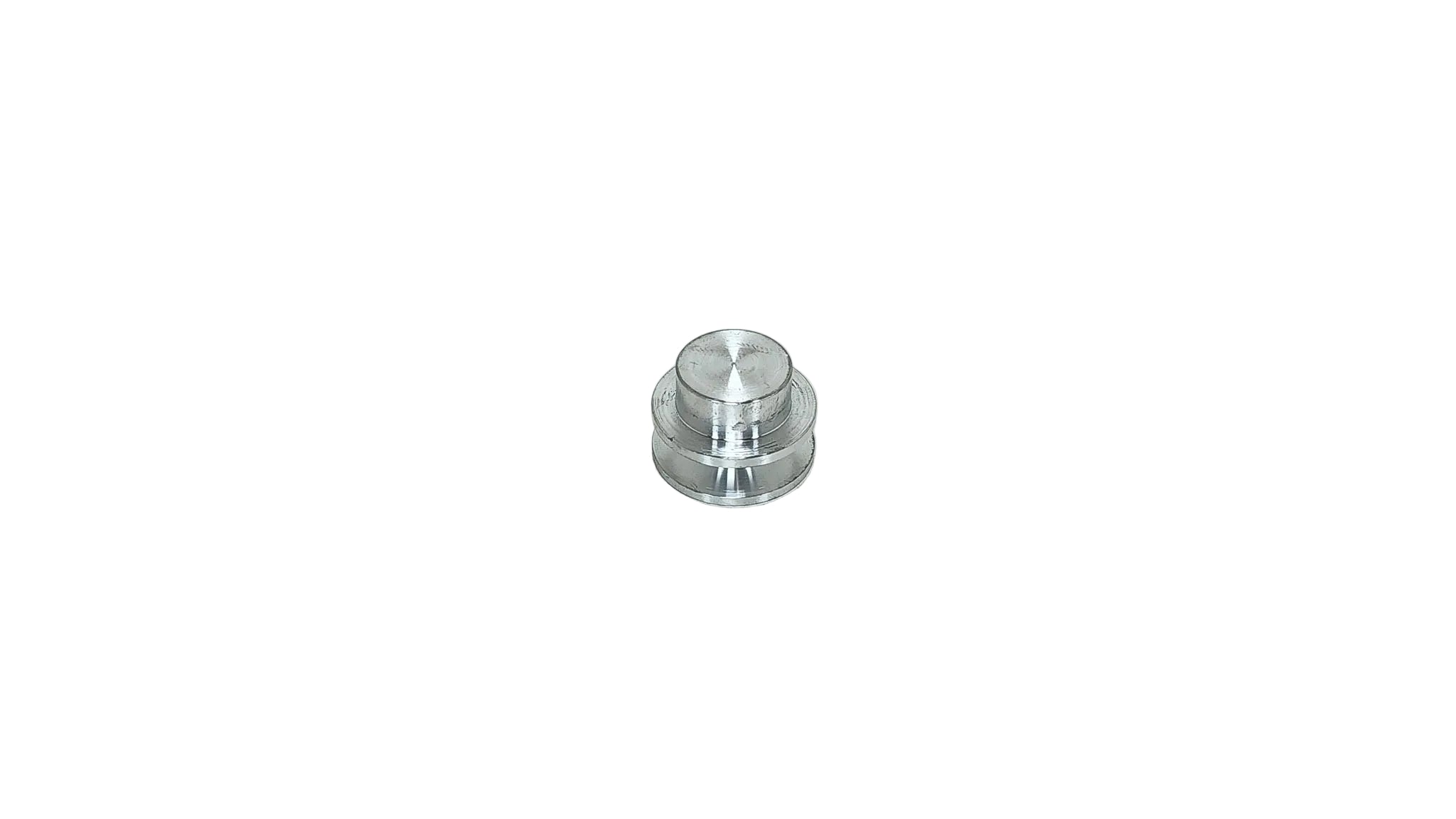 2in x 1A Aluminium V Pulley Solid Blank Bore