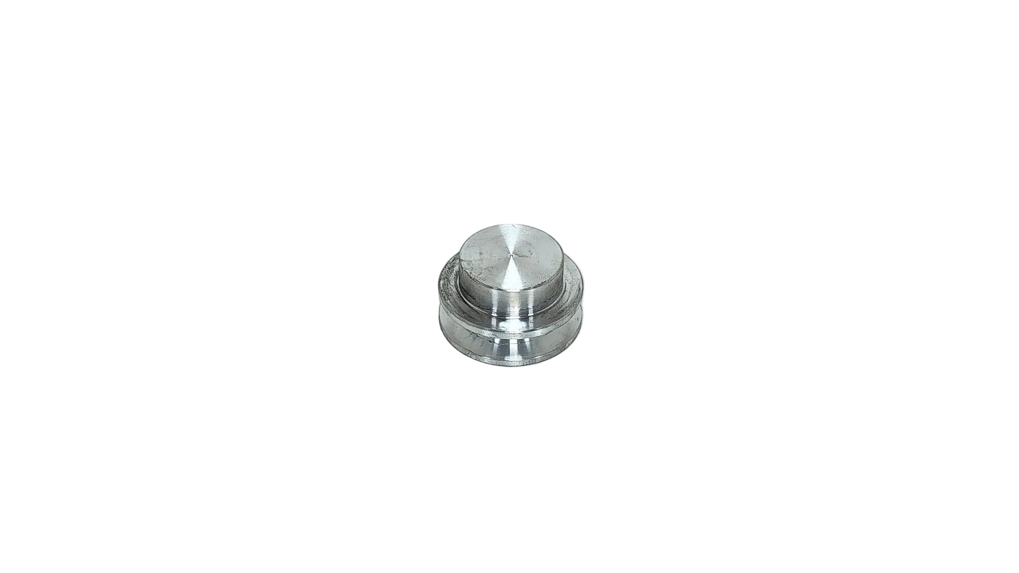 2.1/2in x 1A Aluminium V Pulley Solid Blank Bore