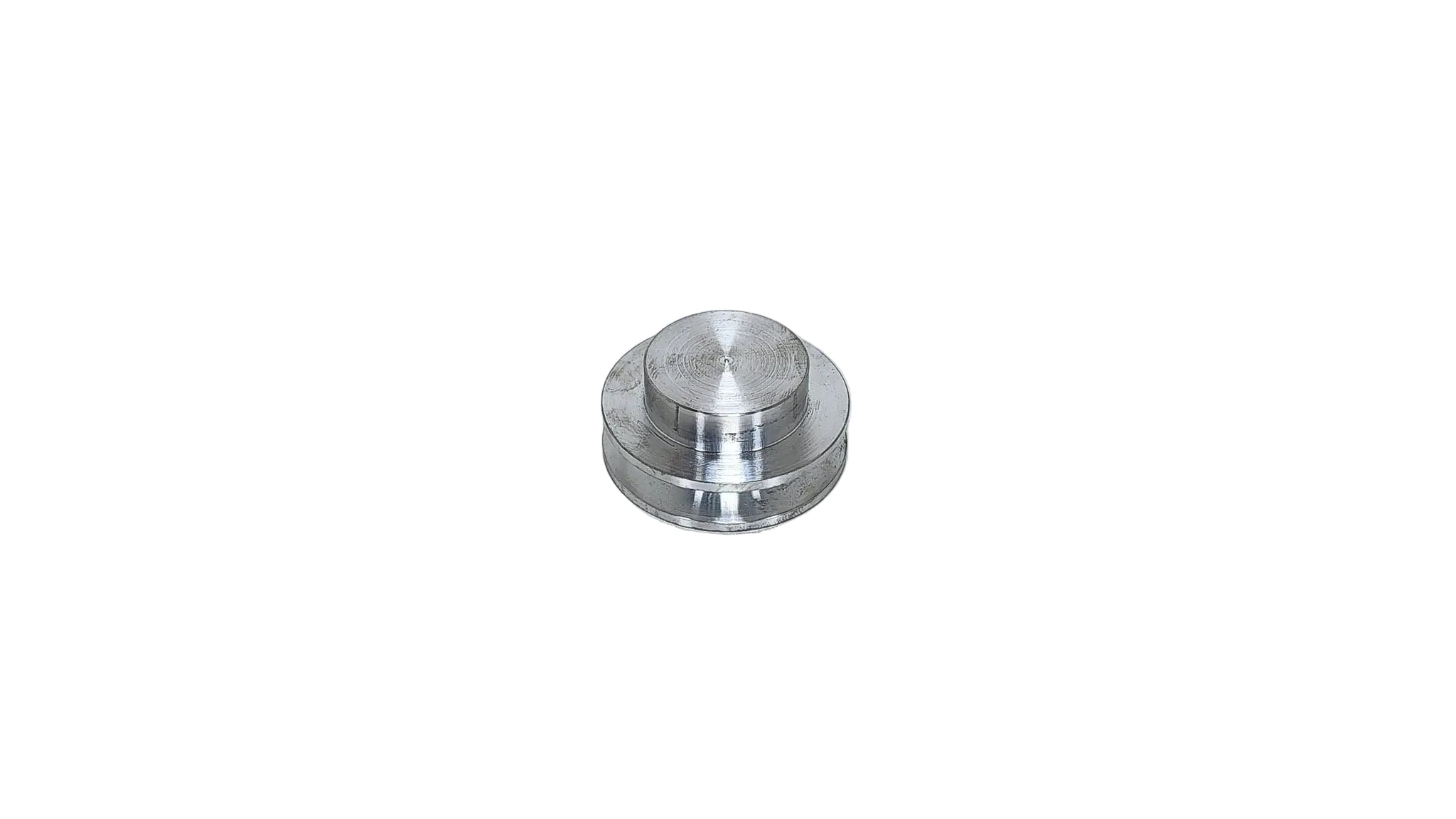 3in x 1A Aluminium V Pulley Solid Blank Bore
