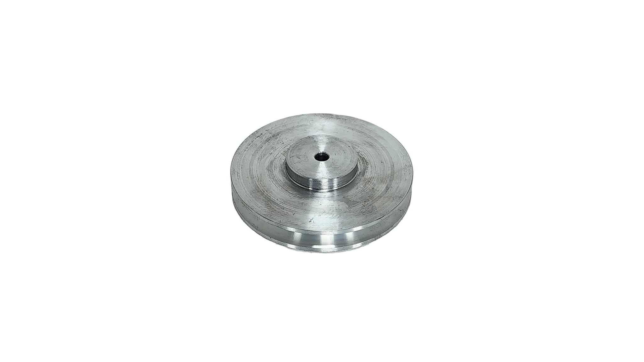 5in x 1A Aluminium V Pulley Solid Pilot Bore
