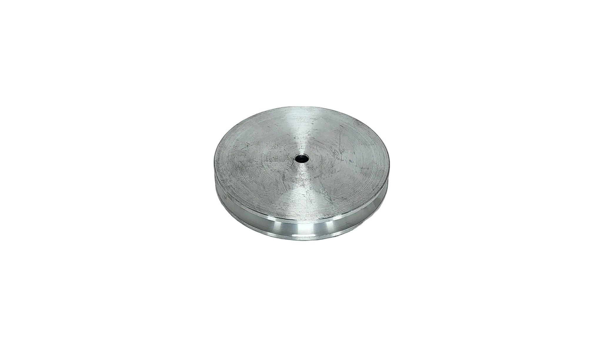 5in x 1A Aluminium V Pulley Solid Pilot Bore