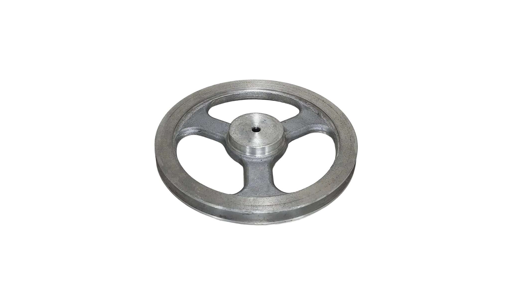 9in x 1A Aluminium V Pulley Spoked Pilot Bore (Low Boss)