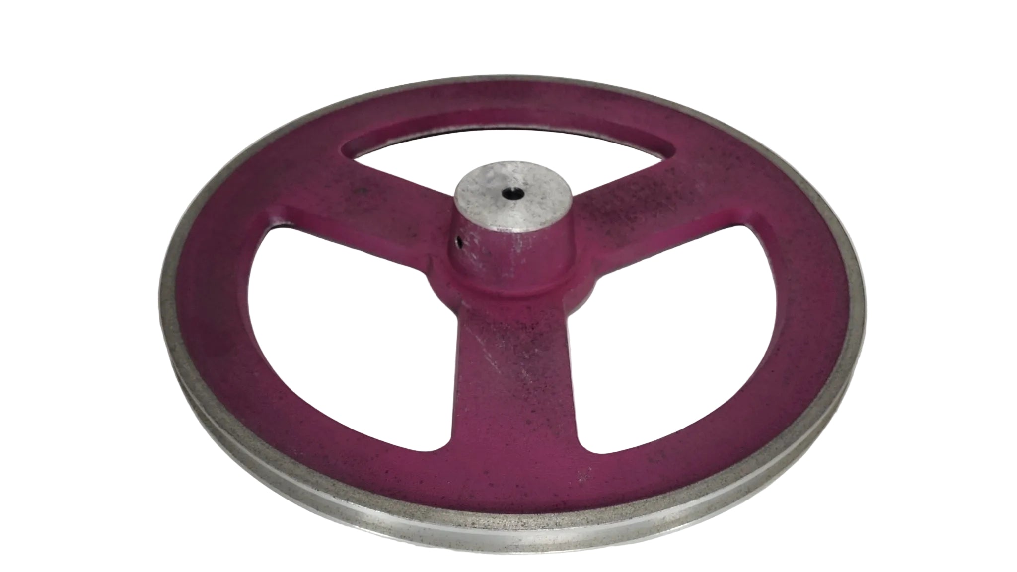 15in x 1A Aluminium V Pulley Spoked Pilot Bore