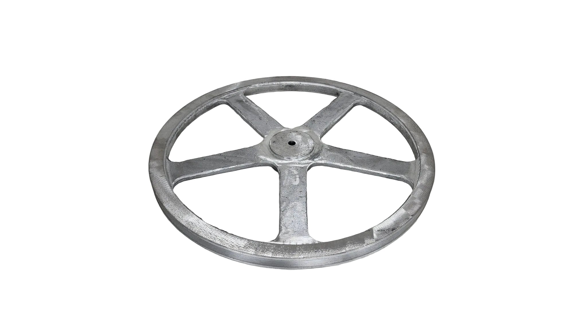 16in x 1A Aluminium V Pulley Spoked Pilot Bore