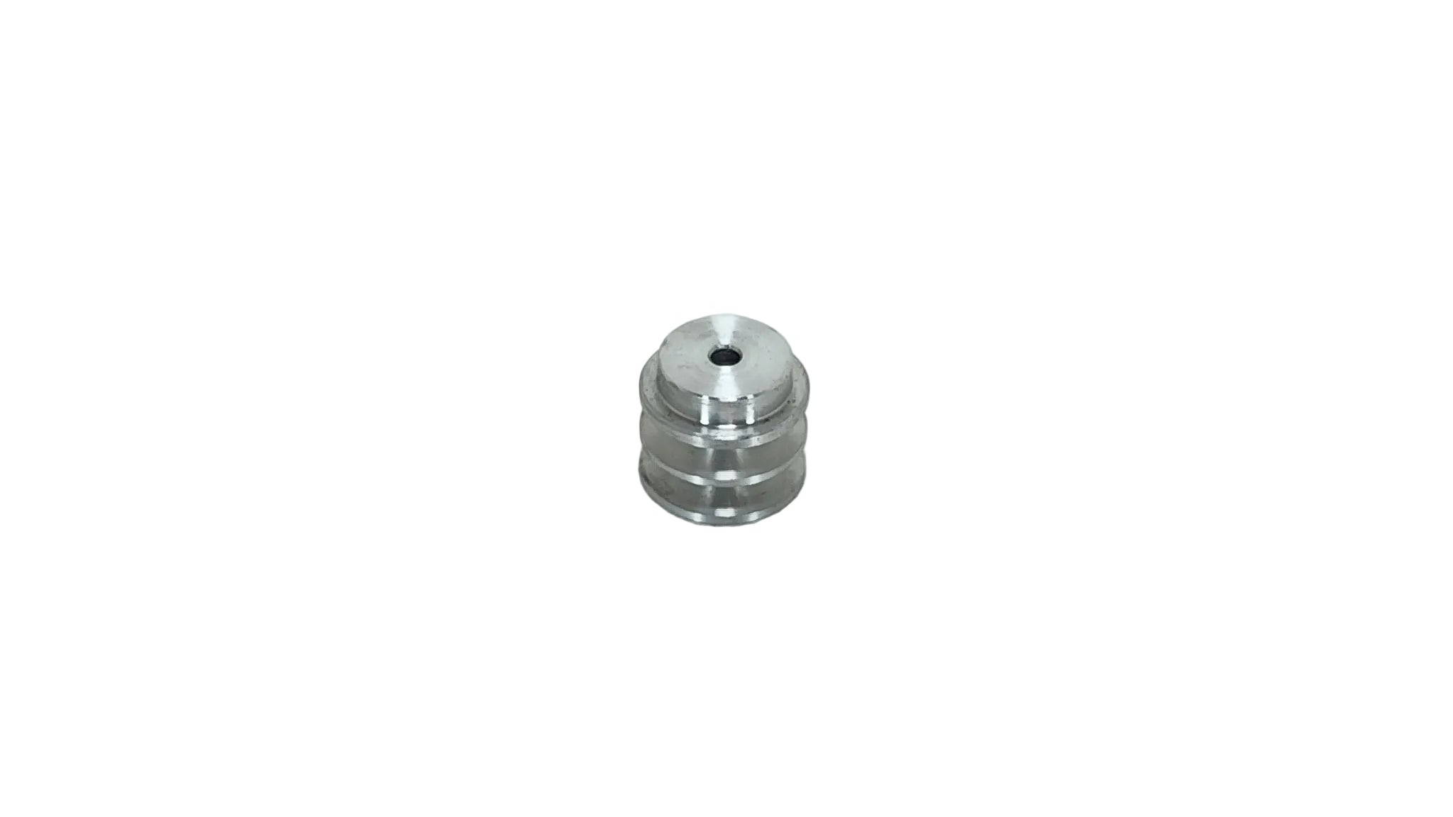 2in x 2A Aluminium V Pulley Solid Pilot Bore