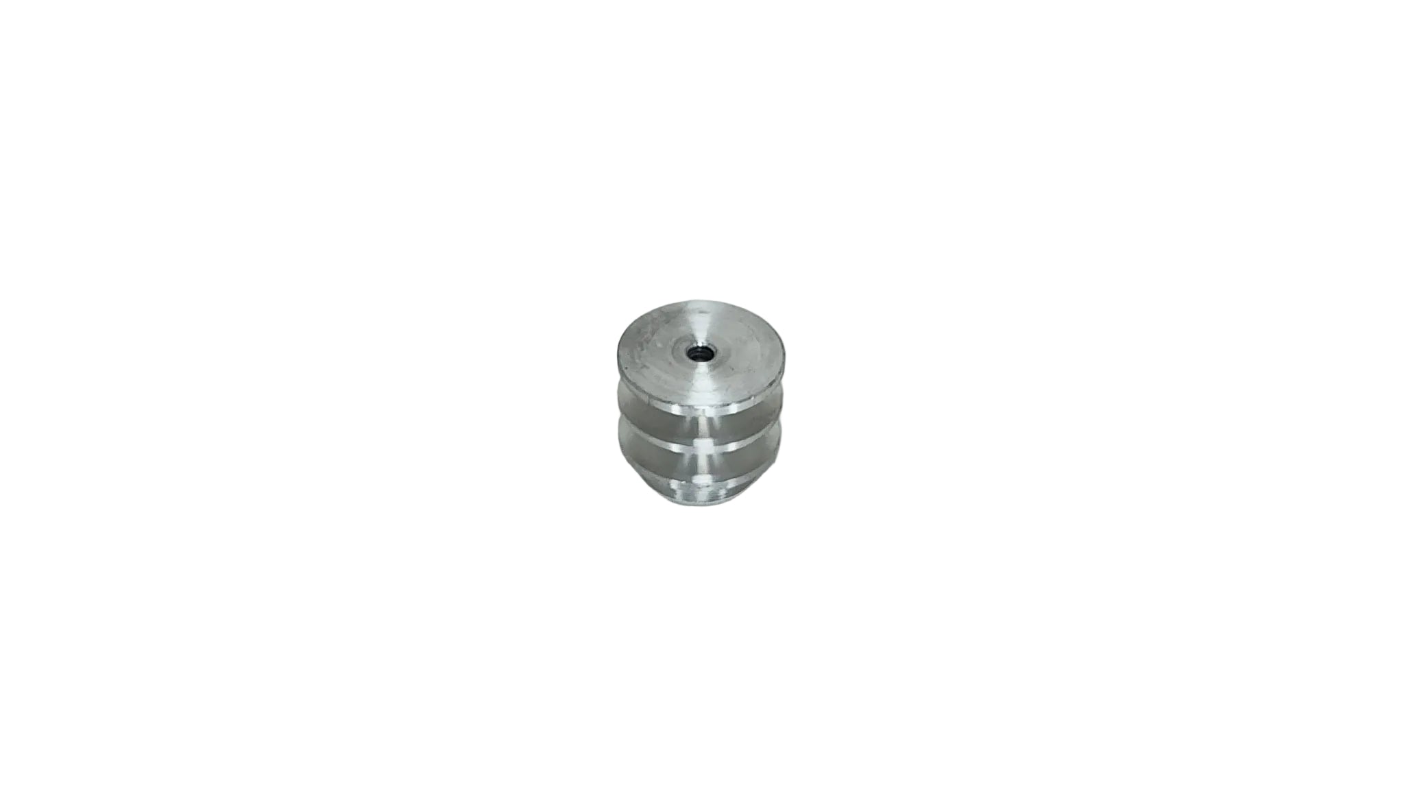 2in x 2A Aluminium V Pulley Solid Pilot Bore
