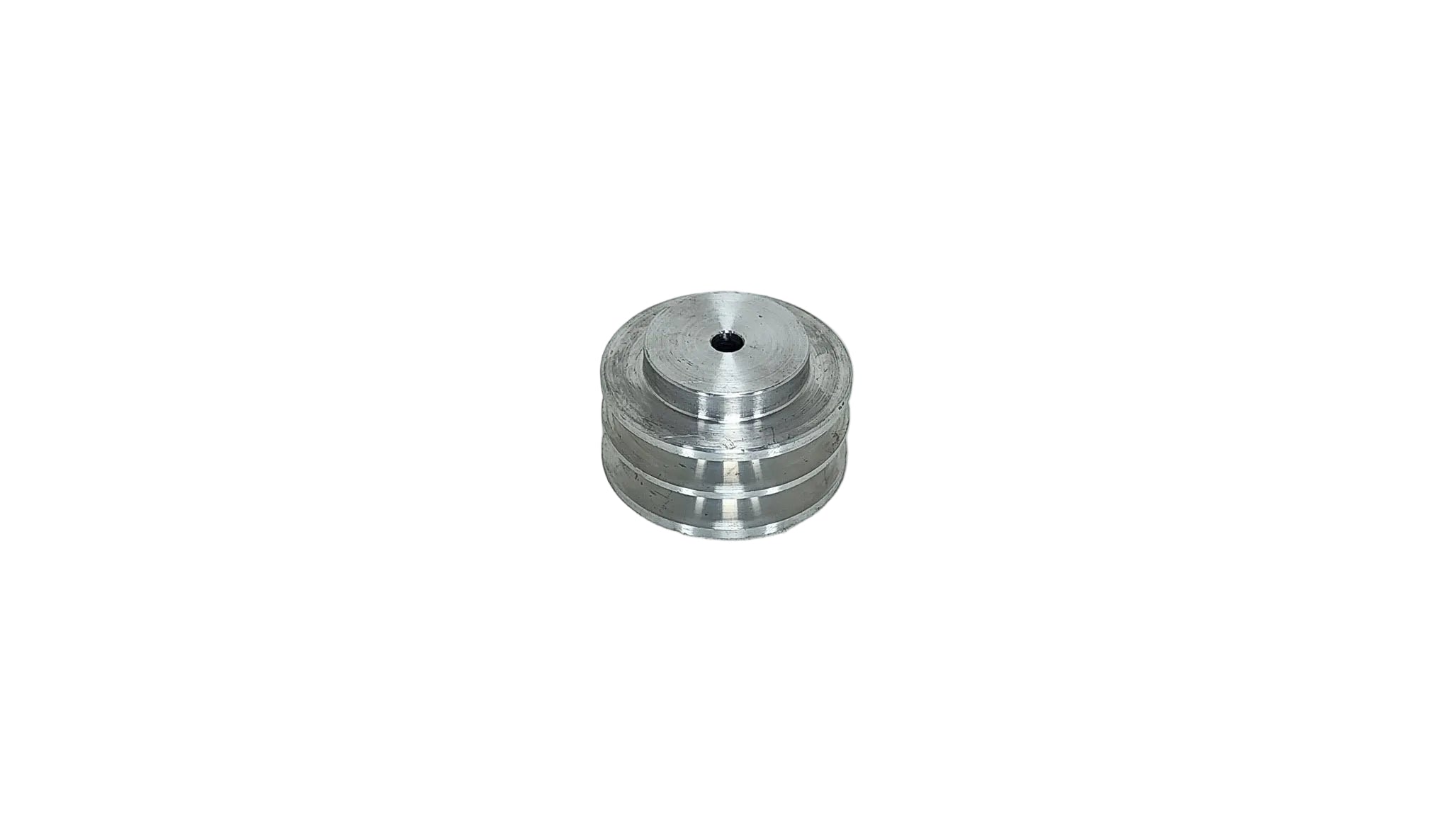 3in x 2A Aluminium V Pulley Solid Pilot Bore