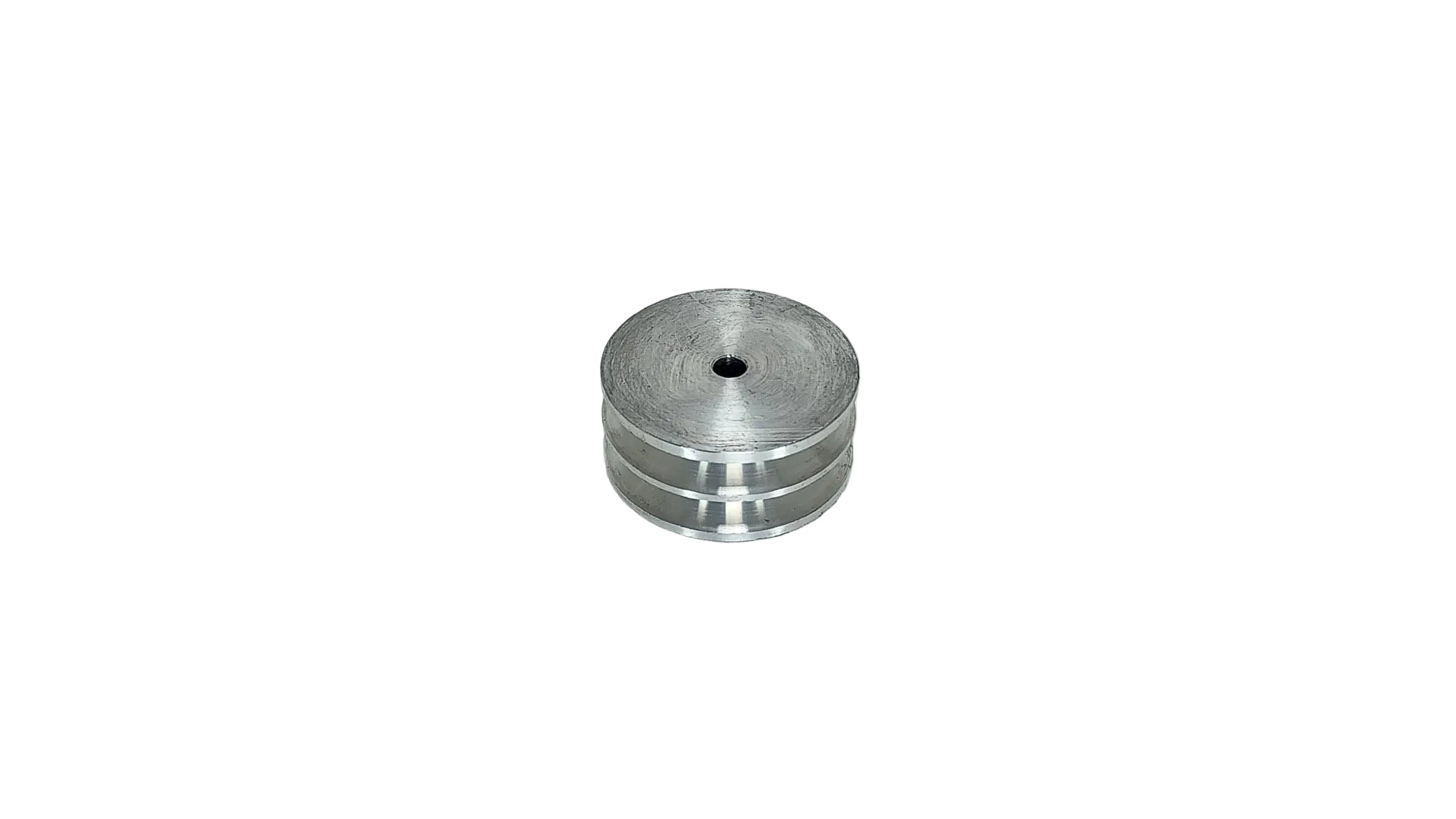 3in x 2A Aluminium V Pulley Solid Pilot Bore