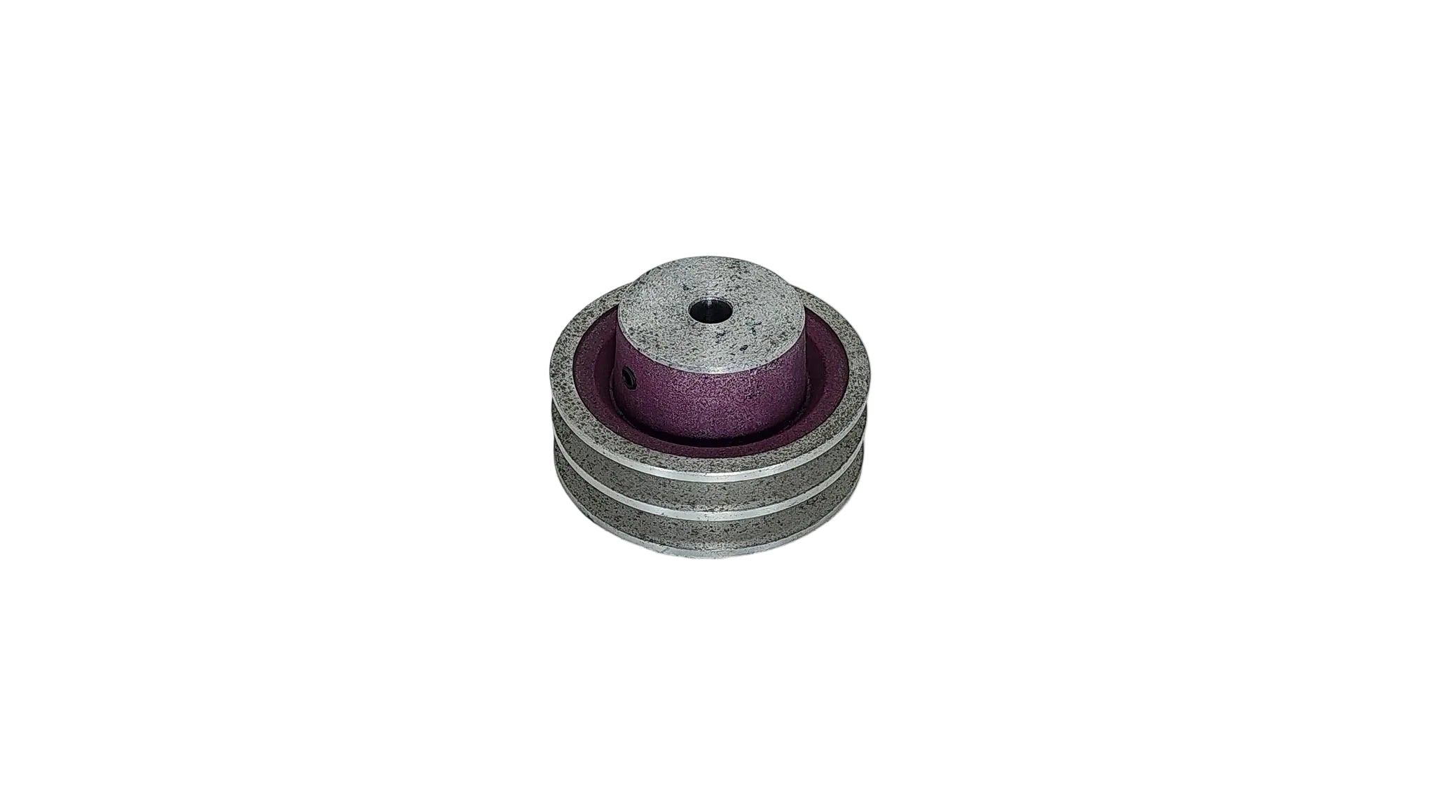 3.1/2in x 2A Aluminium V Pulley Solid Pilot Bore (High Boss)