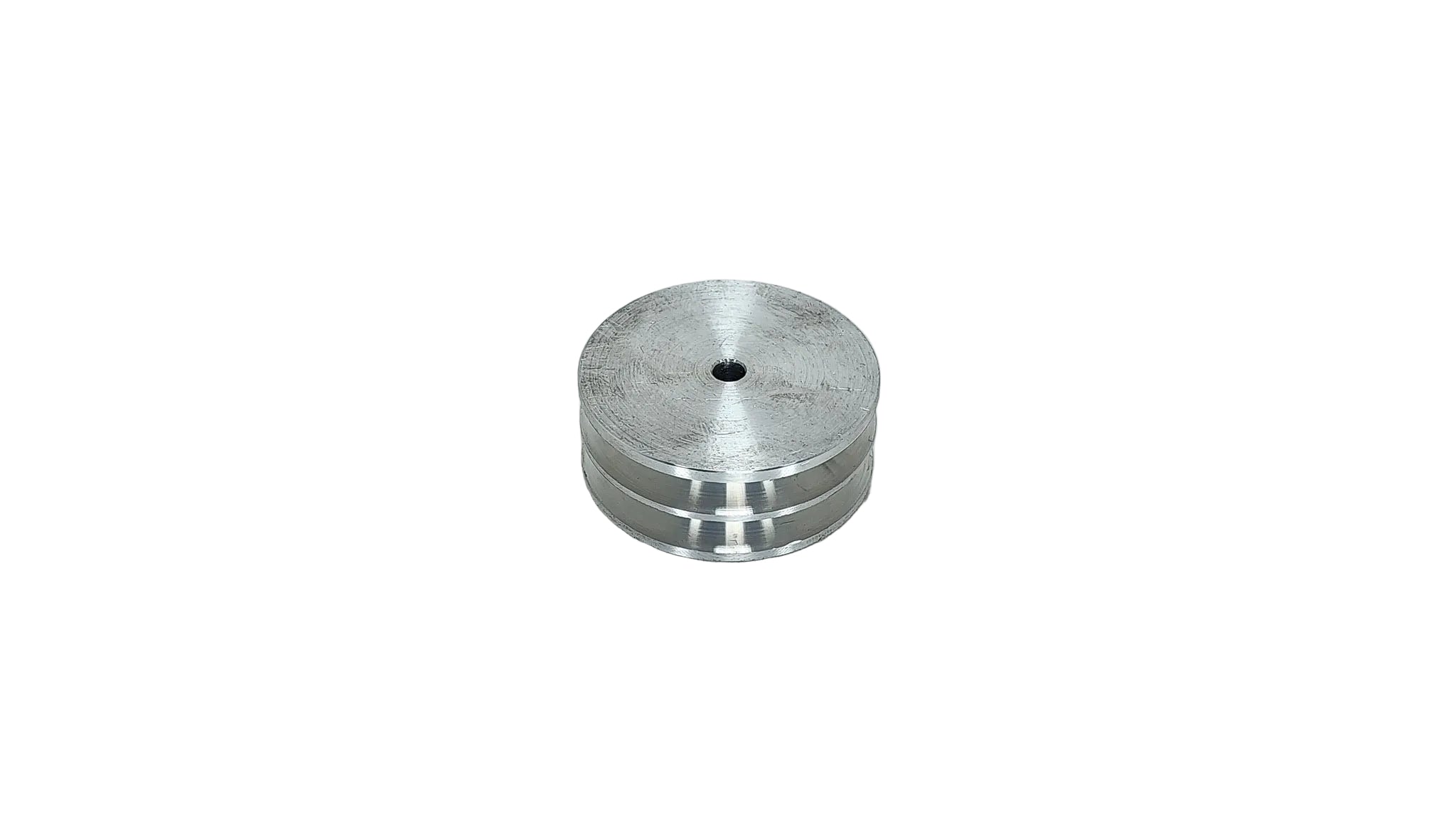 3.1/2in x 2A Aluminium V Pulley Solid Pilot Bore (Low Boss)