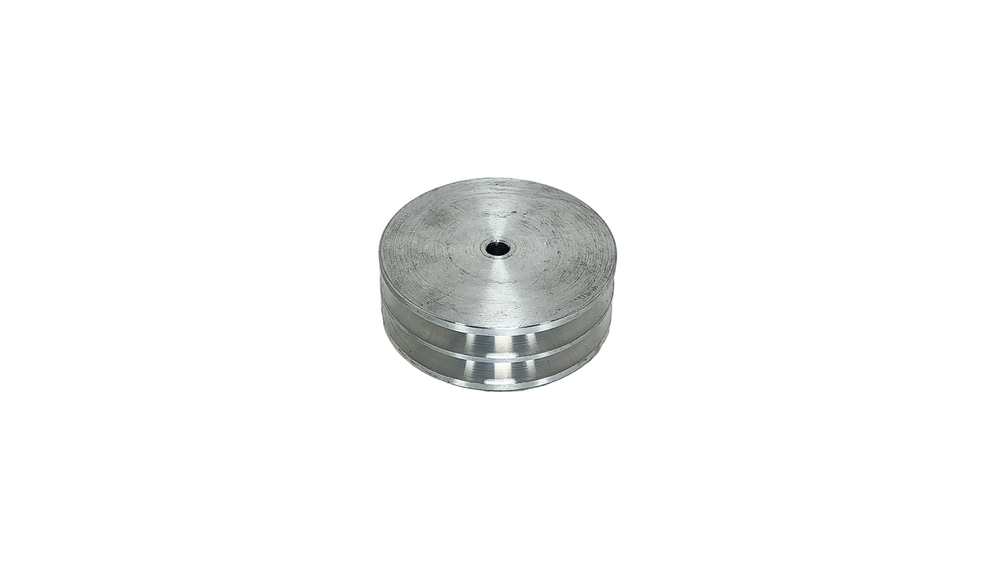 4in x 2A Aluminium V Pulley Solid Pilot Bore (Low Boss)