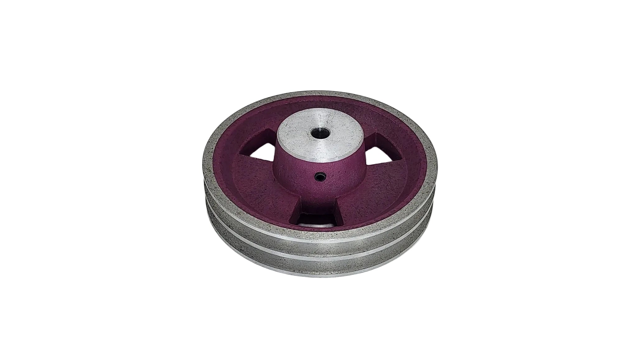 6in x 2A Aluminium V Pulley Spoked Pilot Bore