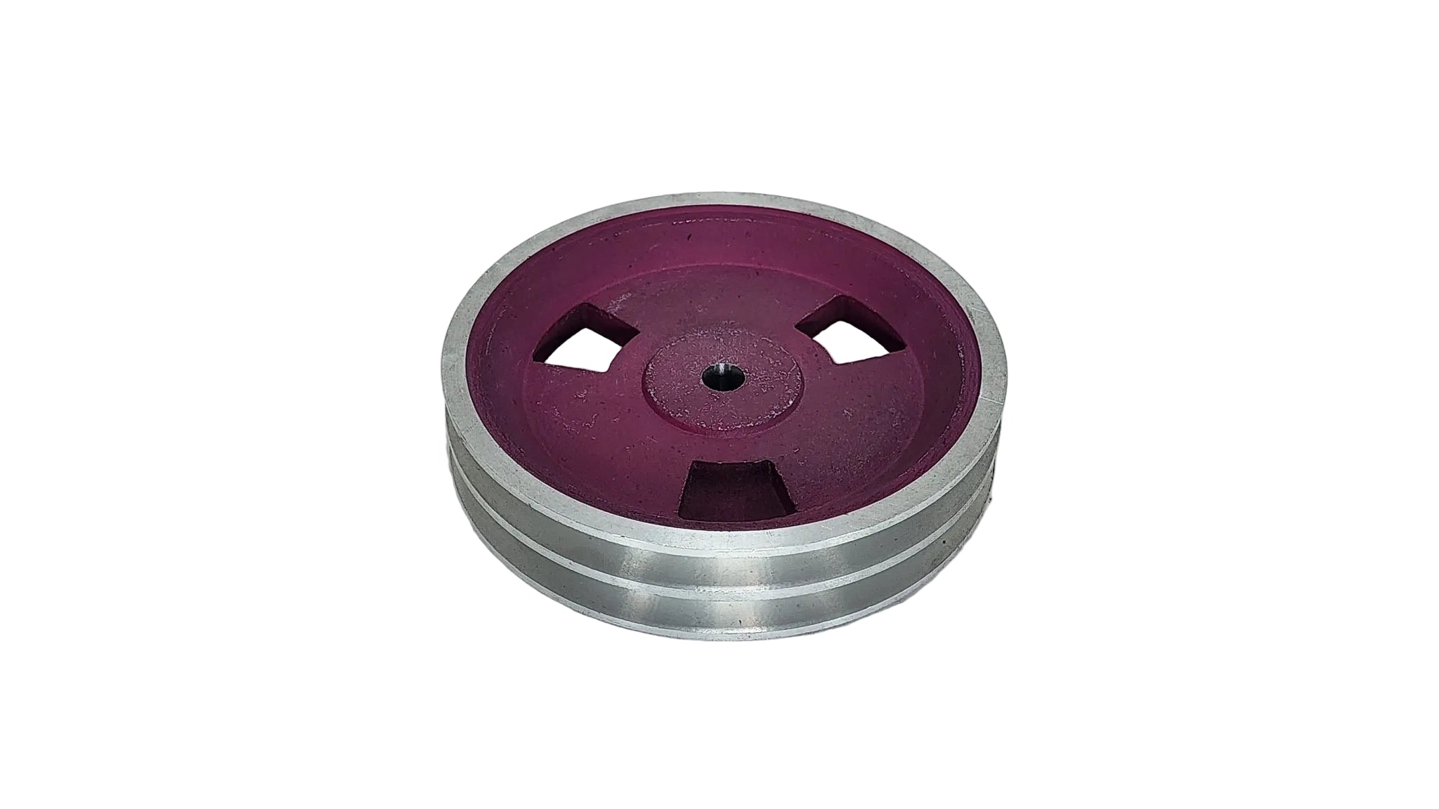 6in x 2A Aluminium V Pulley Spoked Pilot Bore