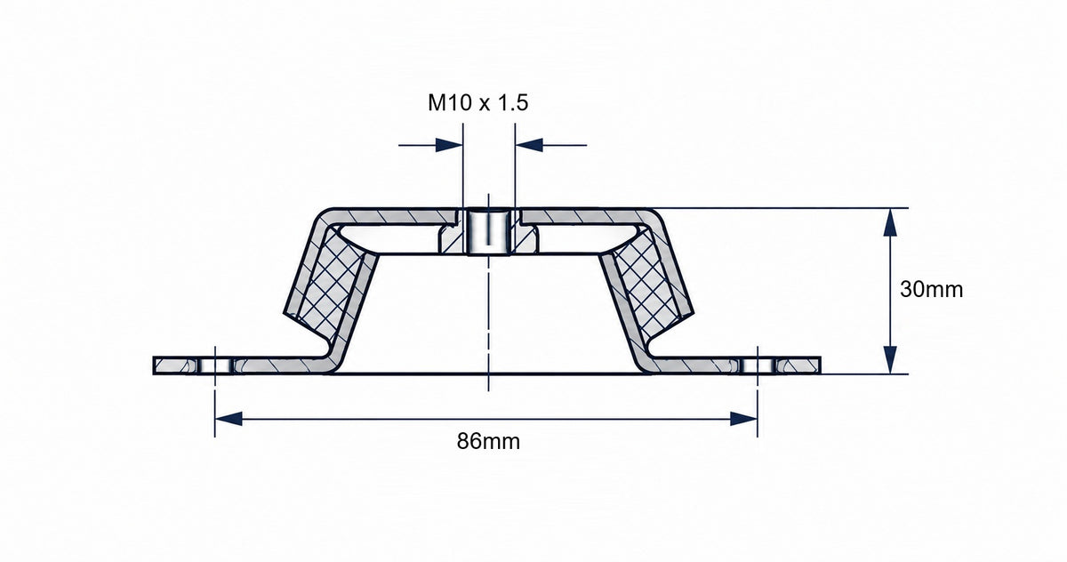 Z 86x30 TC Anti-Vibration Mount