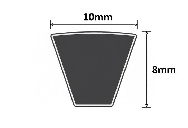 SPZ1187 Wrapped Wedge V Belt