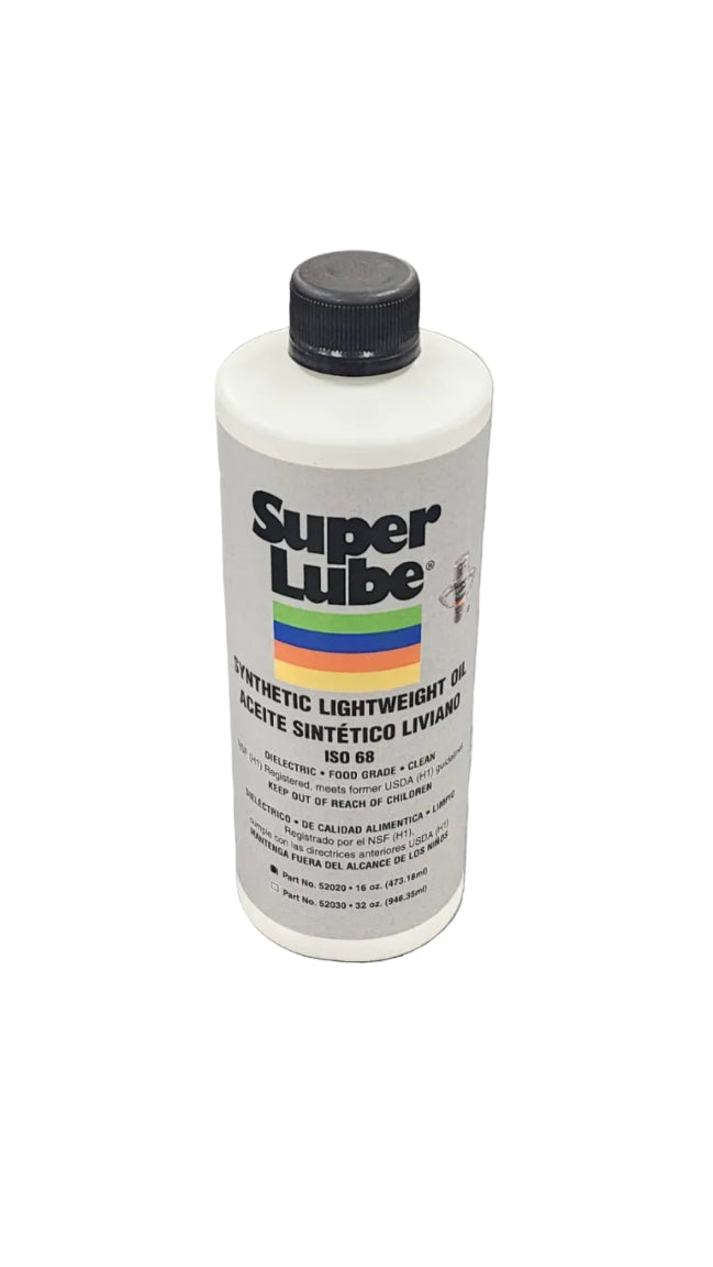 Clearance - Super Lube Multi-Use Synthetic Lightweight Oil ISO 68 (16oz) 473ml Bottle (52020)
