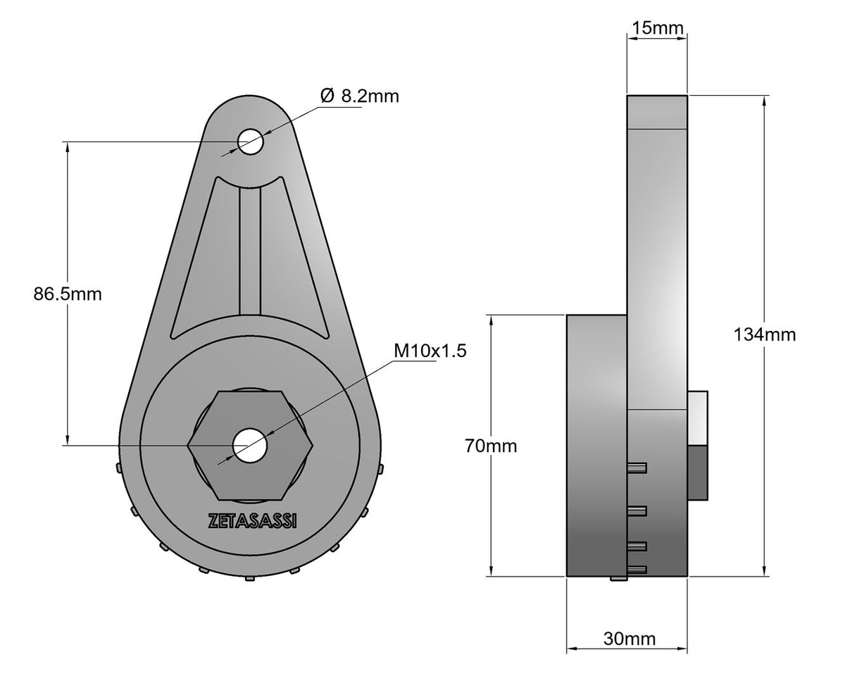 TC1 Rotating Spring-Action Tensioner